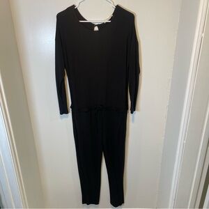 Black Long‎ Sleeve Jumpsuit women’s size medium